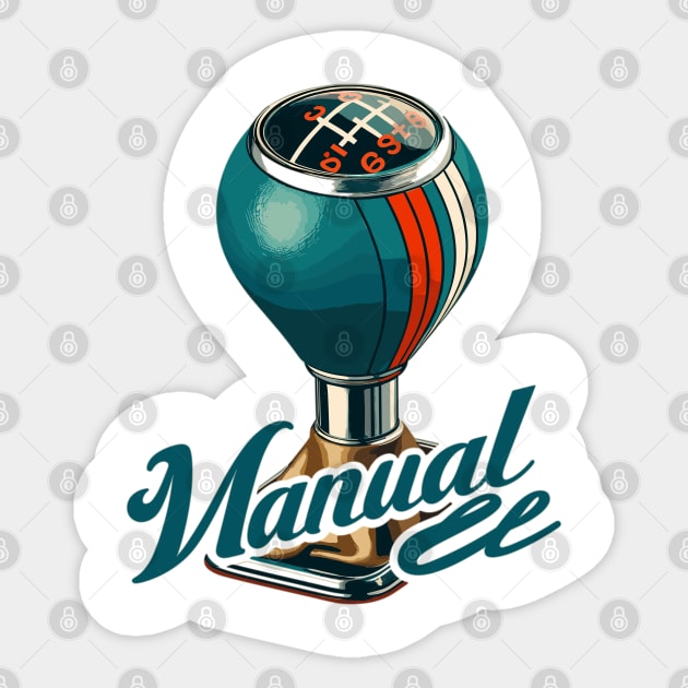 Manual Gear Shift Sticker by Vehicles-Art